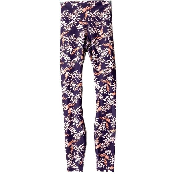 Fabletics Leggings XXS Floral Arcadia Mid-Rise Power Hold 7/8 - Picture 1 of 10